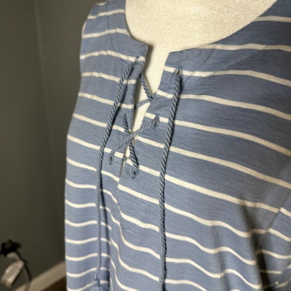 J Jill Nautical Stripes Shift Dress Size Medium - Picture 4 of 8